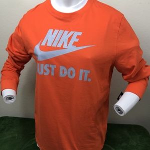 Orange Long Sleeve Nike T-shirt
